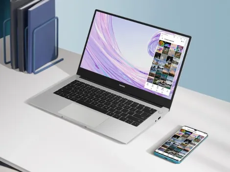 Con HUAWEI Share puedes conectar el MateBook D con tu smartphone en un solo clic