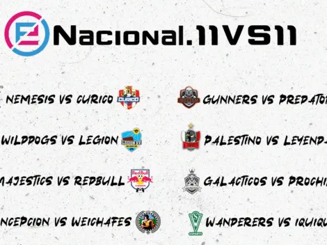 Así se jugarán las fechas 17 y 18 del eNacional.11vs11 de Liga Chilena de PES