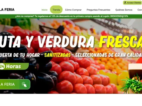 App La Feria te lleva las mejores frutas y verduras hasta la puerta de tu casa