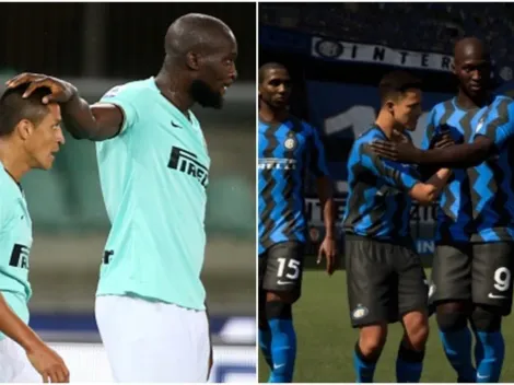 Alexis Sánchez abraza a su compadre Lukaku con el Inter en el FIFA 21