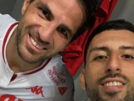 Fábregas sube foto con Maripán para celebrar su vuelta al fútbol