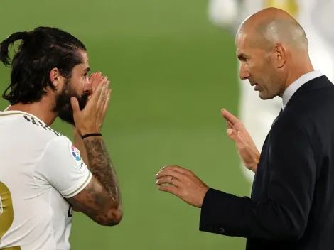 A Isco lo pillaron "pelando" a Zinedine Zidane