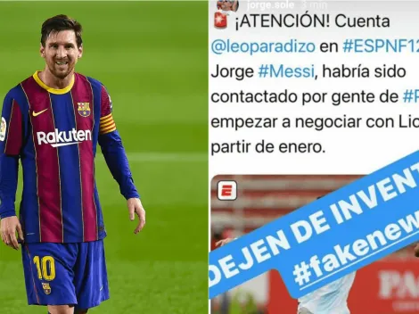 Papá de Messi acusa "Fake News" sobre acuerdo con el PSG