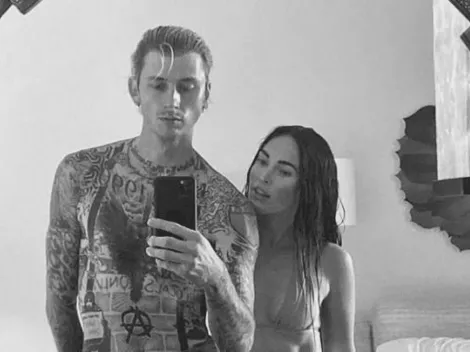 Megan Fox y MGK debutan en la red carpet como pareja