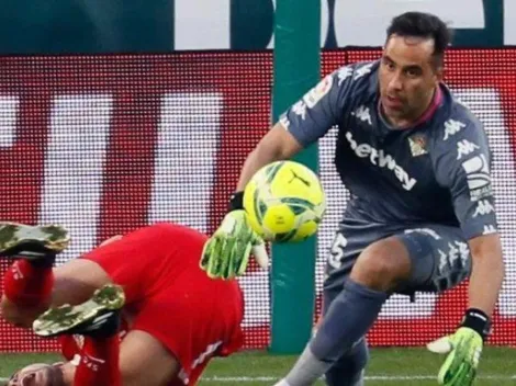 Claudio Bravo se lesiona por tercera vez desde su llegada al Betis