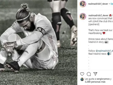 Sergio Ramos y el like en Instagram que lo complica