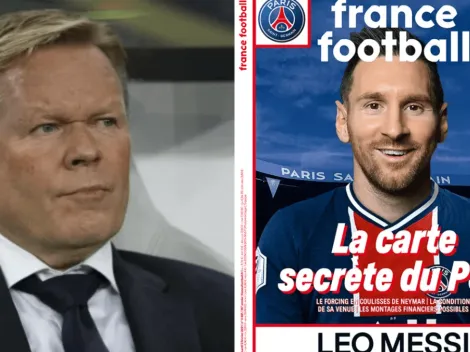 A Koeman no le hizo gracia la portada de France Football