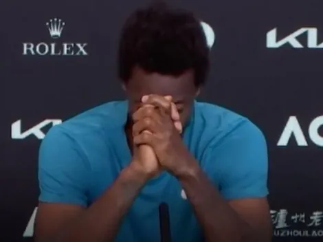 Monfils llora tras caer en Australia y sumar un año sin ganar