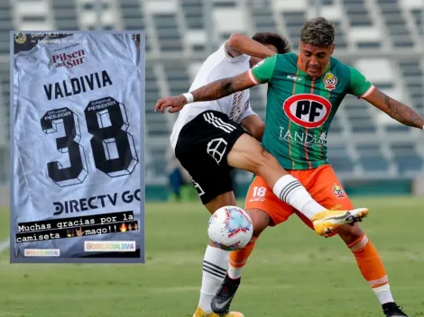 Juan Carlos Gaete feliz con el regalo del Mago Valdivia