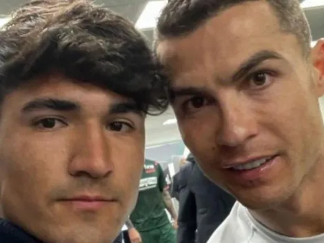 Luis Rojas se saca tremenda selfie con Cristiano Ronaldo