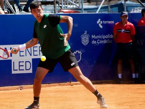 Tras un disputado duelo, Tomás Barrios quedó fuera del ATP de Córdoba