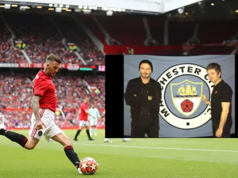 Beckham trolea a Noel Gallagher, fanático del City