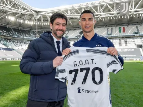 GOAT: Juventus homenajea a CR7 por sus 770 goles