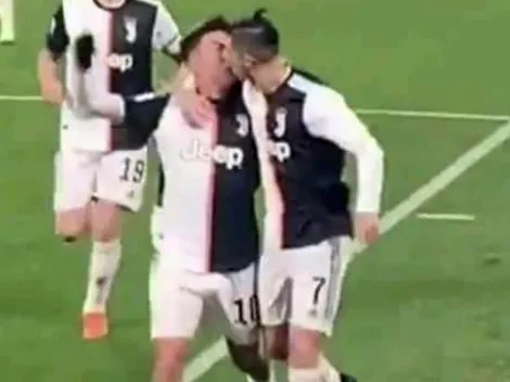 Paulo Dybala cuenta la verdad de su beso con Cristiano