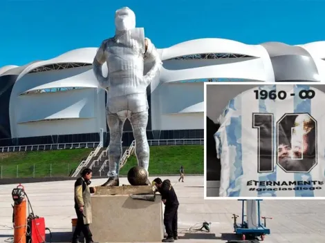 Inaugurarán estatua de Maradona antes del duelo de la Roja