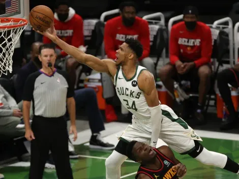 Giannis Antetokounmpo aniquila a los Hawks