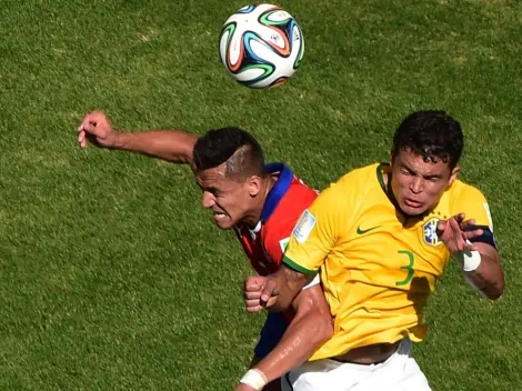 Thiago Silva enciende el partido con Chile y quiere jugar contra Alexis