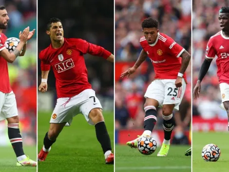 La impactante formación del Manchester United con Cristiano