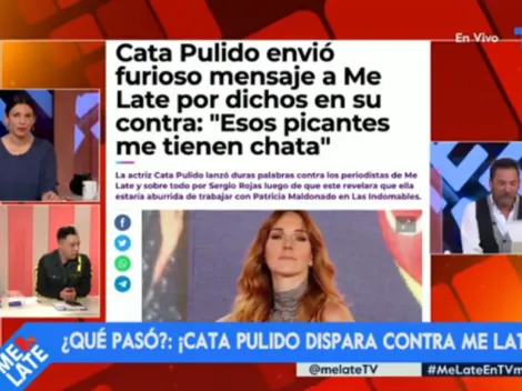 Rojas le responde a Cata Pulido por tratar de picantes a panelistas del Me Late