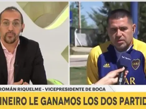 Román enrabiado con ex jugador en TV: "Si querés hacer de periodista"