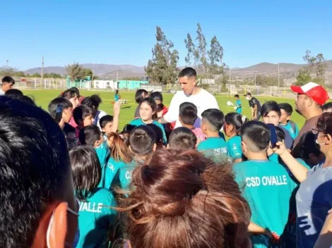 Enzo Roco comparte con niños en Ovalle tras ser liberado