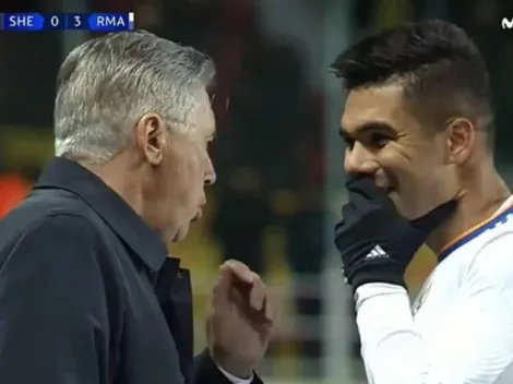 Casemiro le preguntó a Ancelotti si forzaba la amarilla, pero...