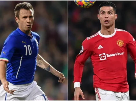 Cassano cuenta que Cristiano Ronaldo "le dio jugo" por WhatsApp