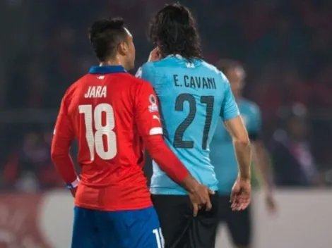 Jara y el dedo a Cavani: "Fue la picardía del barrio, me salió súper natural"