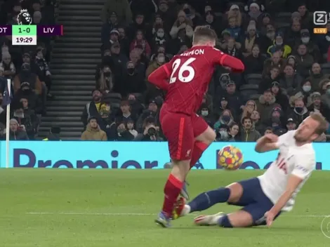 Insólito: Harry Kane sólo se llevó una amarilla tras terrible plancha