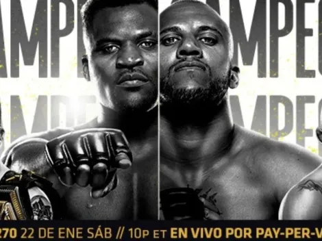 ¿Cuándo es y dónde ver por TV y STREAMING UFC 270?