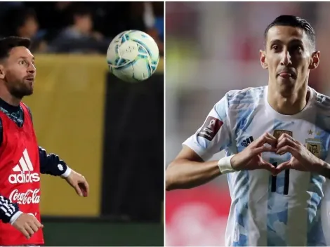 Fideo di María dedica el triunfo ante La Roja a Messi y a Scaloni