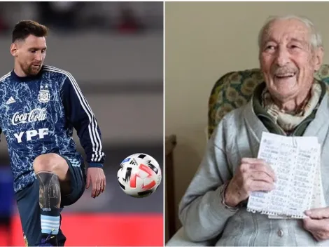 Muere el abuelito que anotaba los goles de Messi en un cuaderno