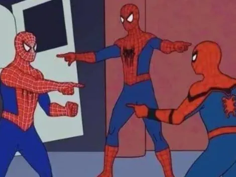 ¡Hasta que recrearon el famoso meme de Spider-Man!