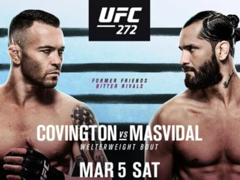 ¿Cuándo comienza y dónde ver UFC 272: Covington vs Masvidal?