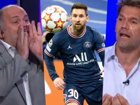 Villanueva casi queda afónico tras intensa discusión con Esnaola por Messi