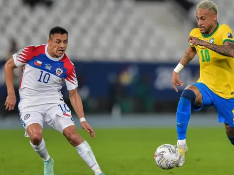 La temible formación de Brasil ante Chile