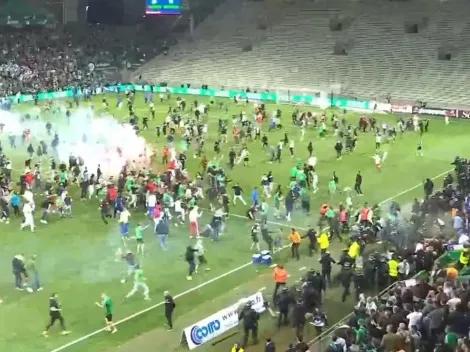 Gravísimo: St Etienne desciende y sus hinchas agreden a rivales