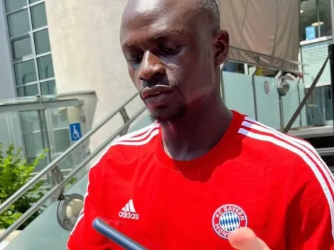 Mané visto en Munich con la indumentaria del Bayern