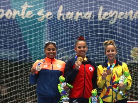 Franchesca Santi ganó medalla de oro en gimnasia artística