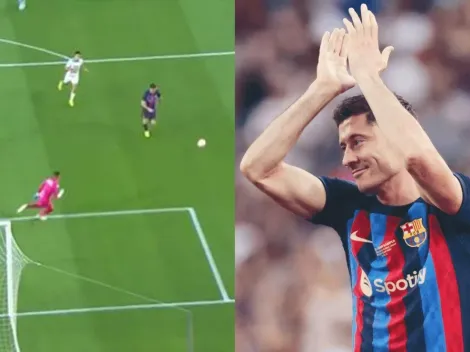 Lewy se estrena en las redes con un golazo en aplastante triunfo del Barcelona