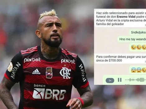 Estafa para asistir al funeral del padre de Vidal por 700 mil