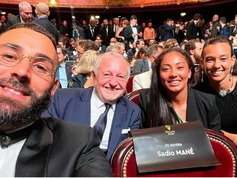 La foto definitiva: Benzema y Endler se toman selfie durante el Balón de Oro