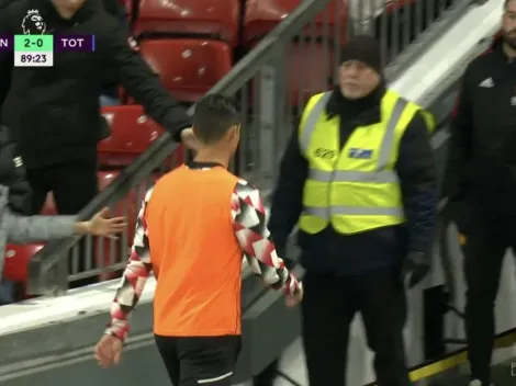 Otra vez: Cristiano se va antes del final del partido