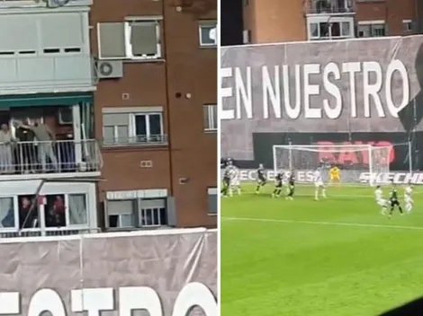 ¡Increíble! Valverde lanza la pelota al balcón de un vecino