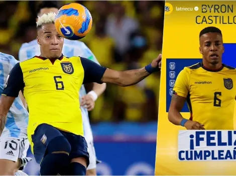 Ecuador le dice feliz cumpleaños a Byron Castillo, tres meses tarde