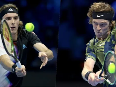 ¿A qué hora juegan Tsitsipás vs Rublev por el ATP Finals?