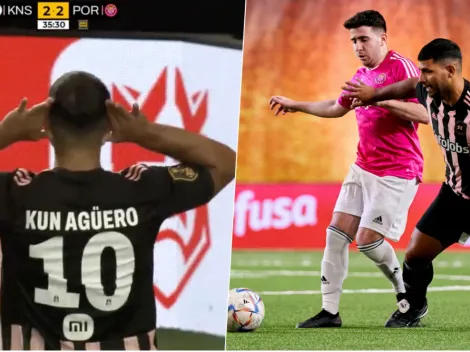 "Vamos a jugar": Agüero tiene agridulce regreso al futbol en la King's League