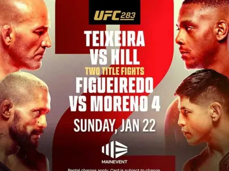 ¿A qué hora es y dónde ver UFC 283: Teixeira vs Hill y Figueiredo vs Moreno 4?