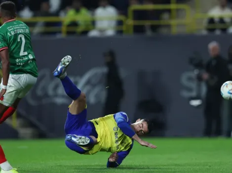 Video: la espectacular chilena que falló CR7 en su debut con Al Nassr