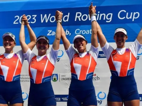 El Team Chile femenino gana medalla de oro en el Mundial de Remo